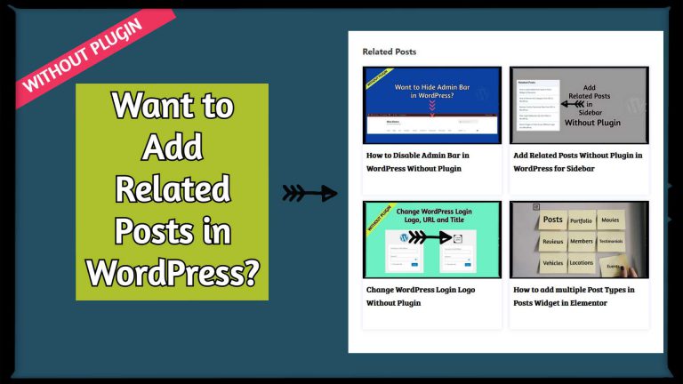 Add Related Posts in WordPress Without Plugin