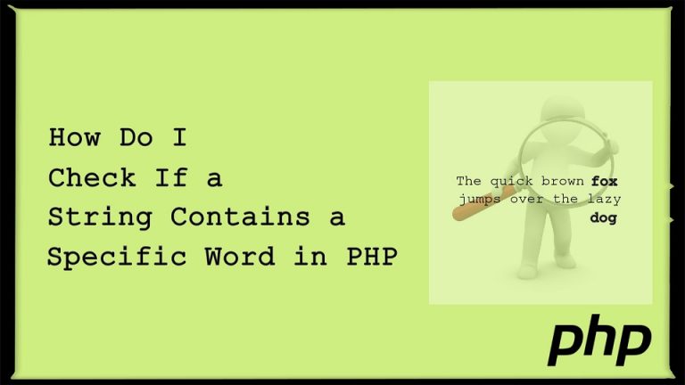 check if a string contains a specific word in php