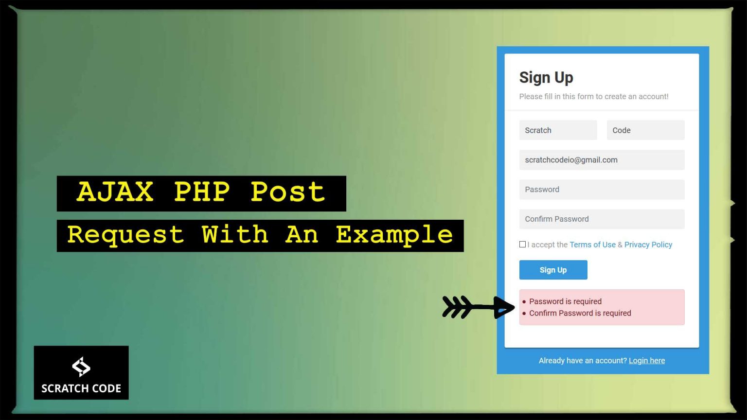 request php post